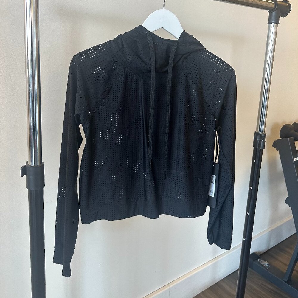 NWT, Noli Icon Mesh Hoodie, Black